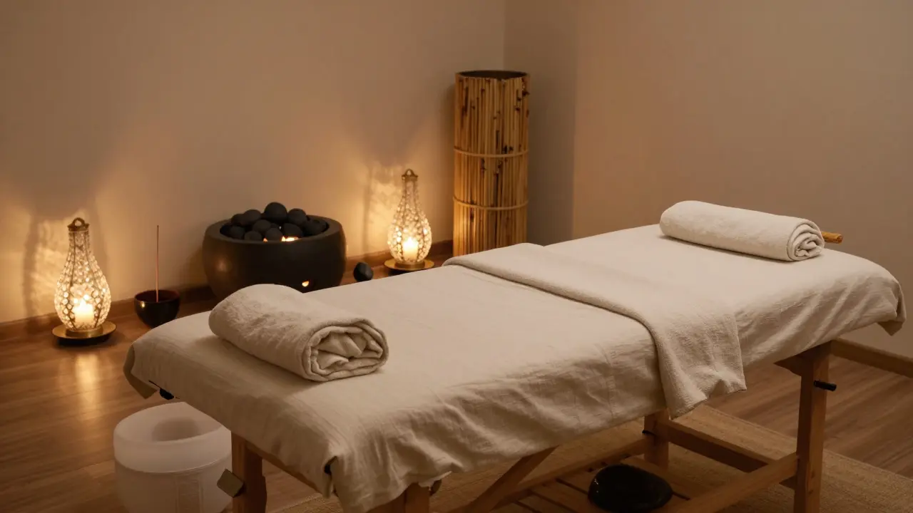 Vybavení masážní místnosti pro tantra salon: Kompletní seznam na měřítko