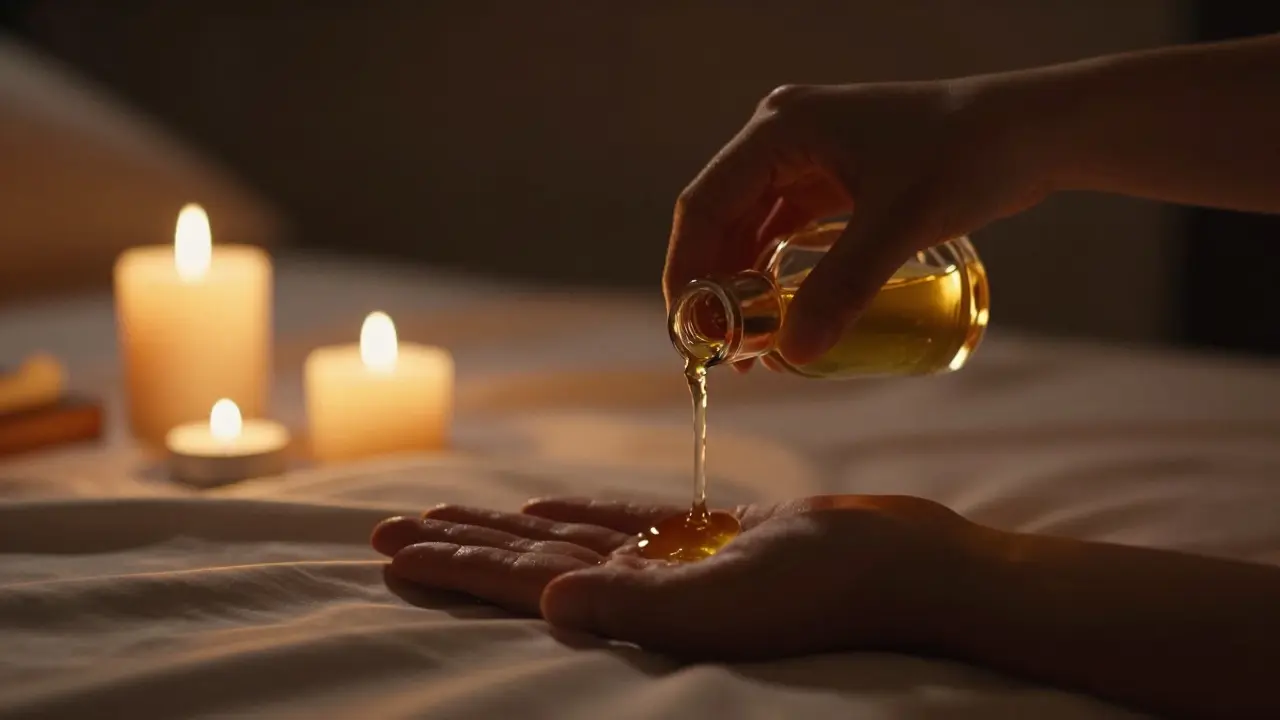 Masážní olej s afrodiziakální vůní: Top 5 doporučení pro váš intimní život